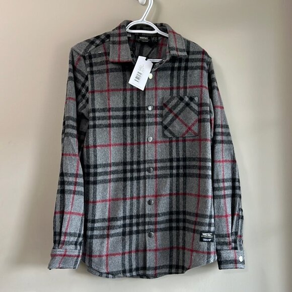 NWT Wezc Stockholm Oden Unisex Plaid Jacket - Picture 12 of 12